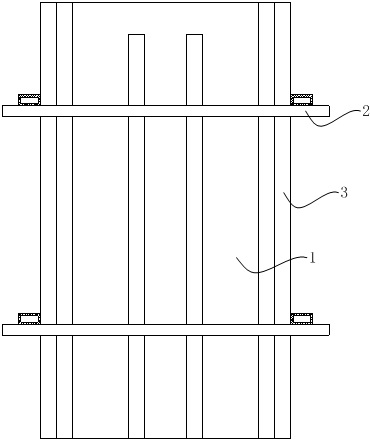 Construction method capable of manufacturing concrete surface wood grain texture in antique building