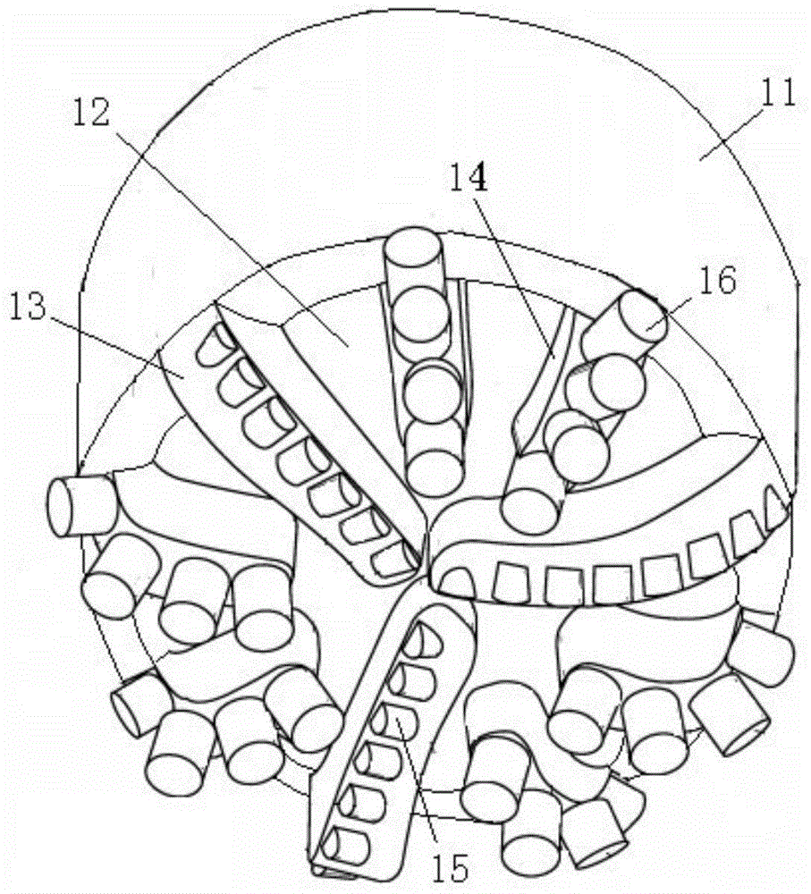 Progressive drilling-in type multi-drill-bit cutting and drilling device