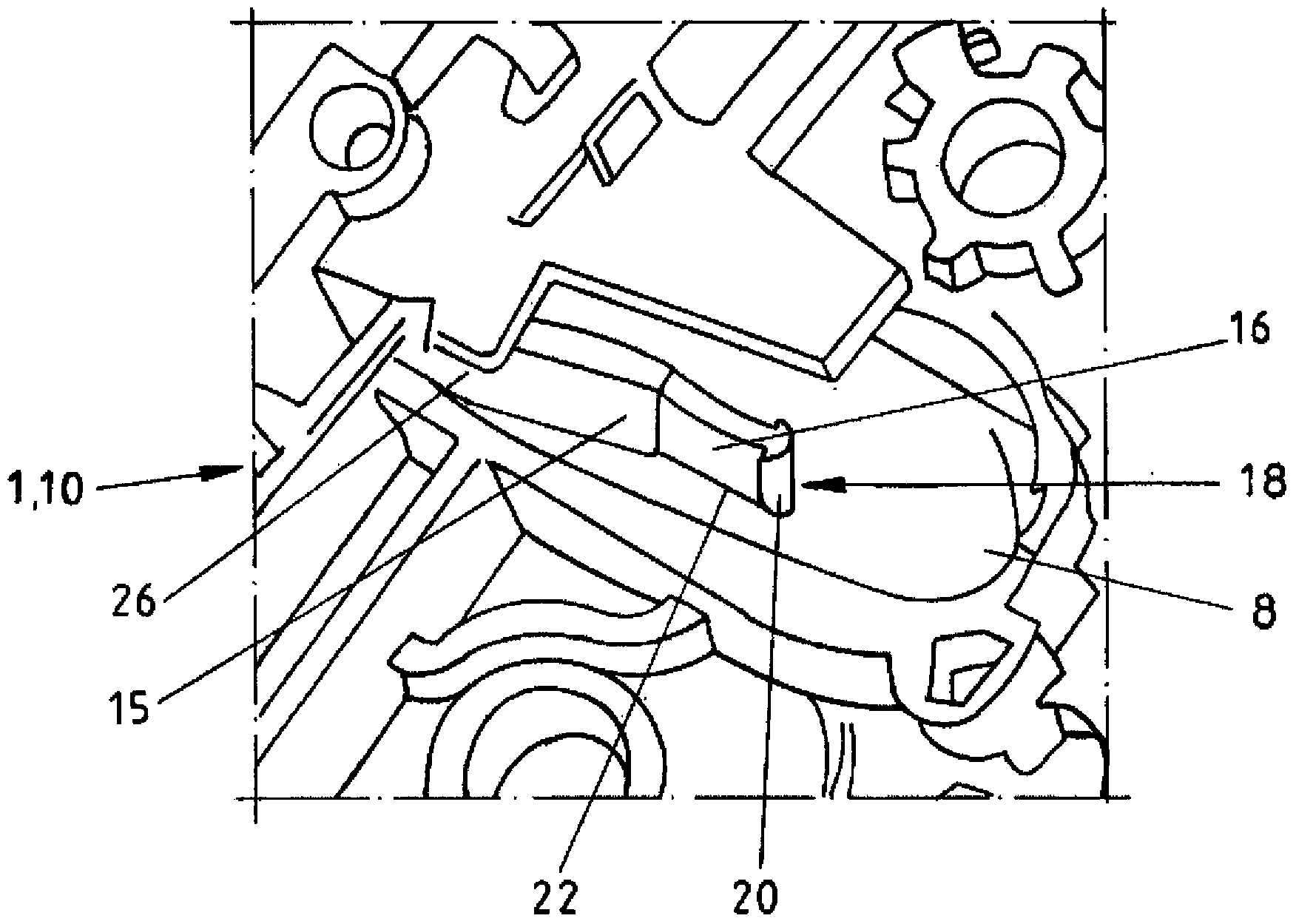 Lock having a modified spring lip for motor vehicle doors