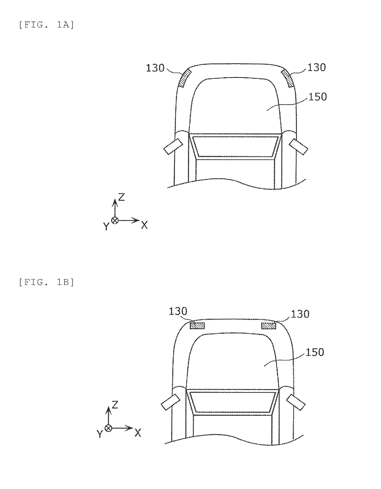 Illumination apparatus and automobile equipped with same