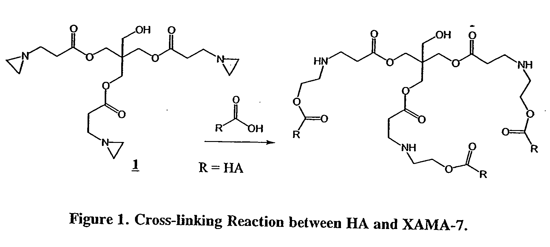 Cross-linked hyaluronate compounds