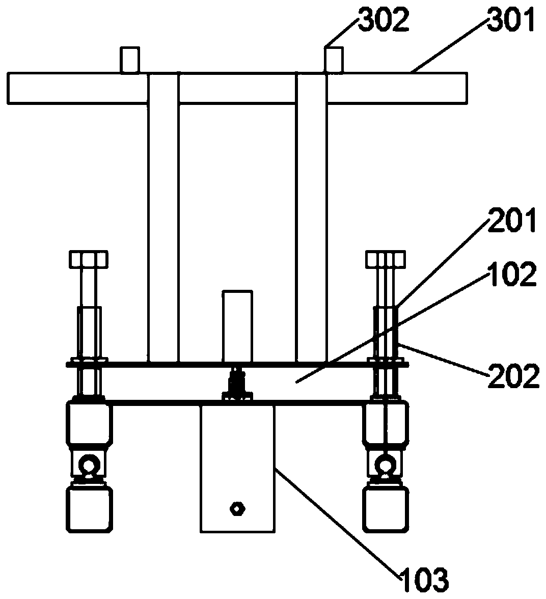 Automatic sampling surface density measurement mechanism for gypsum board production line