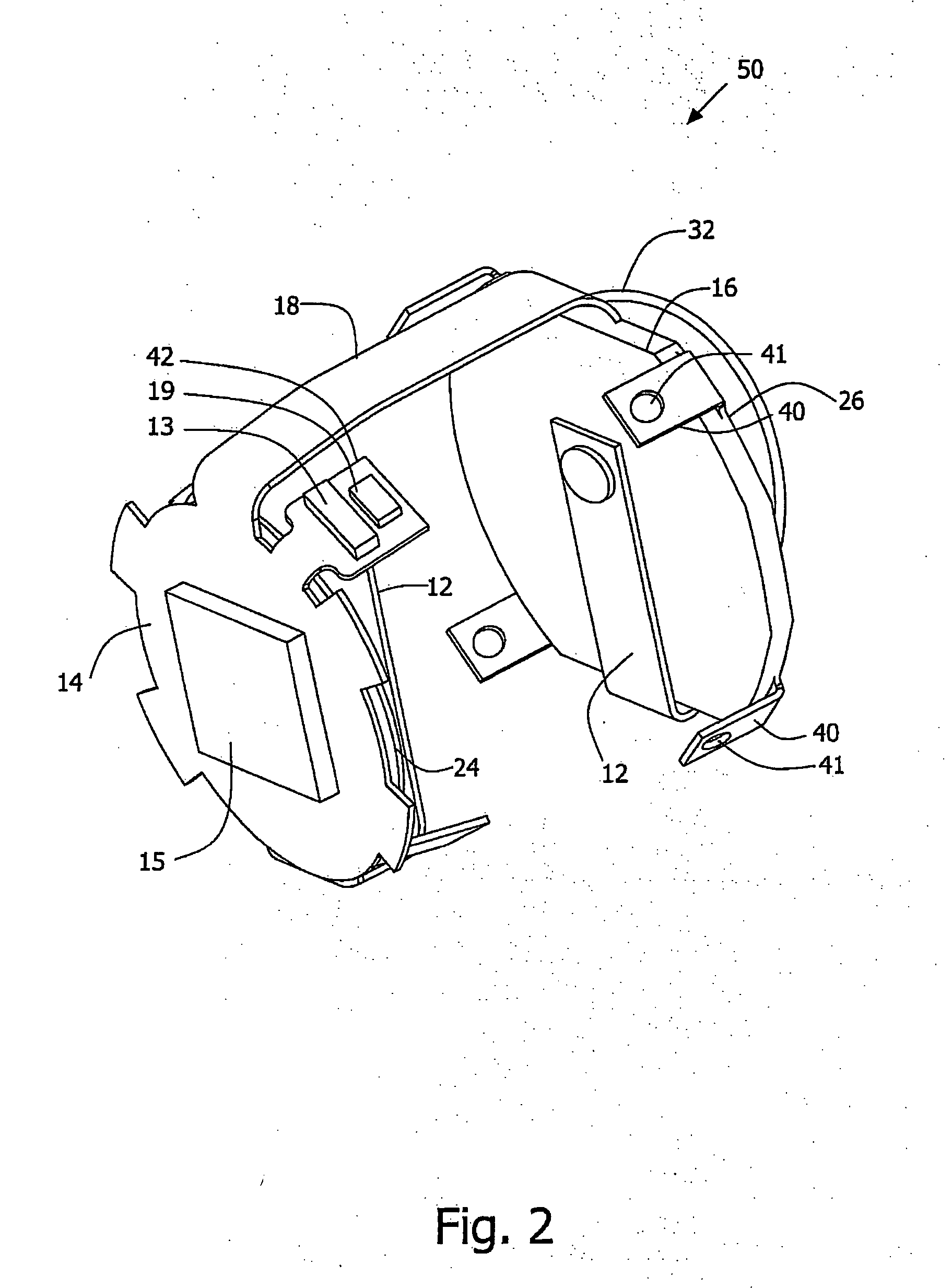 In vivo device with flexible circuit board and method for assembly thereof