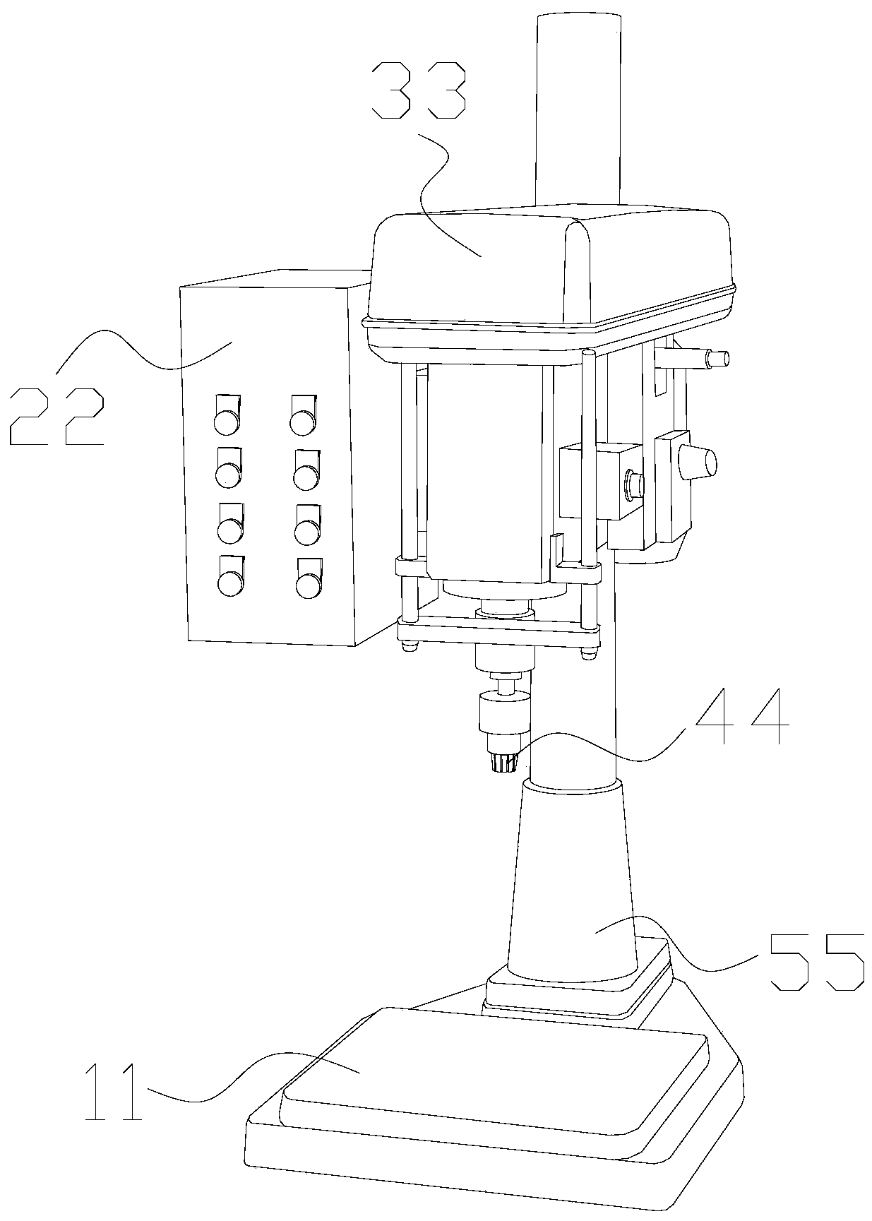 Hardware drilling equipment