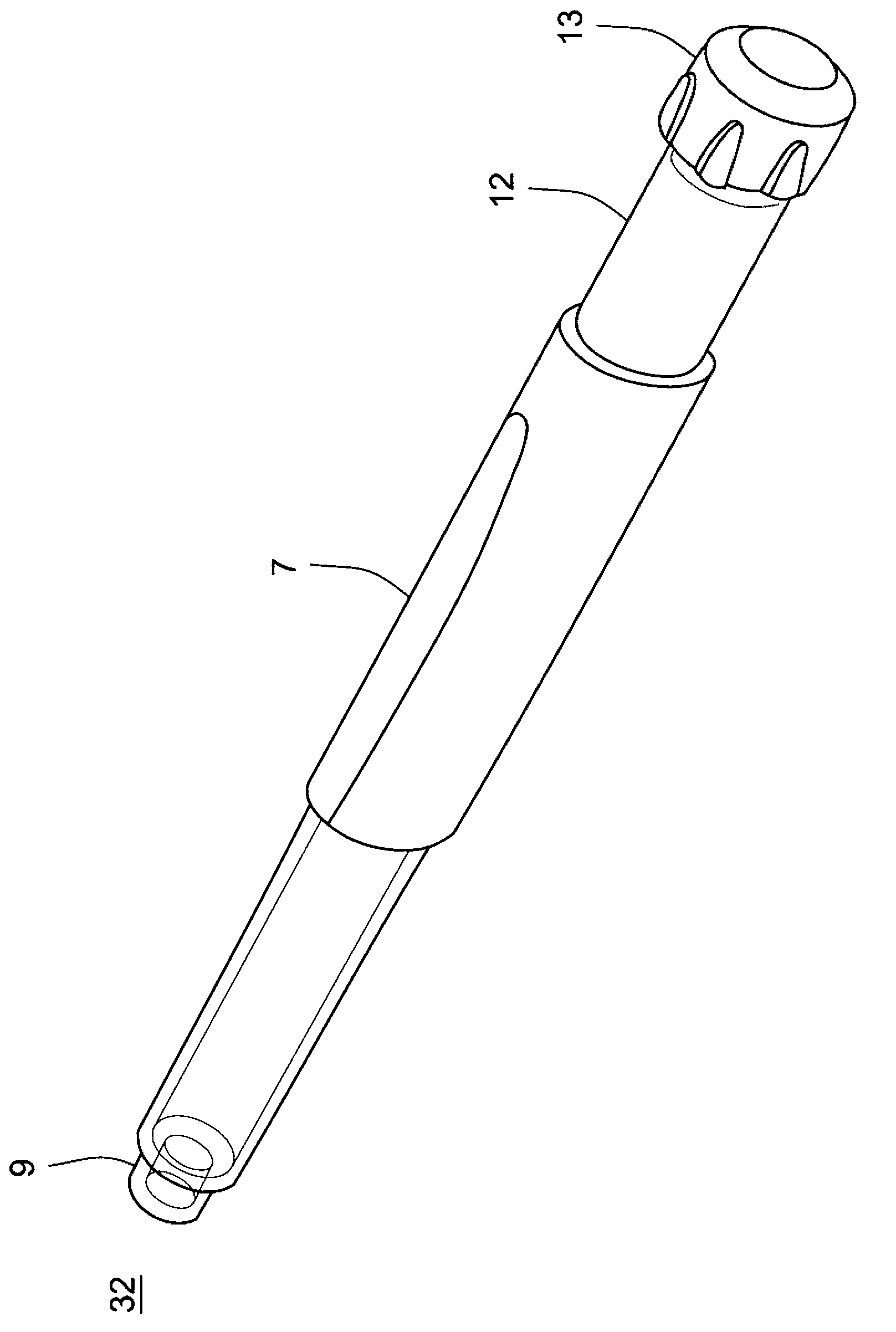 Medicated module with lockable needle guard