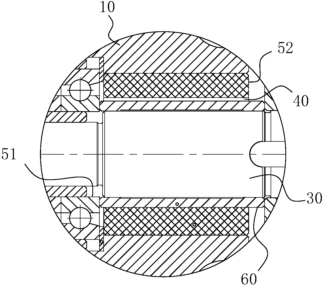 Centrifugal pump with self-lubricating bearing and self-centering function