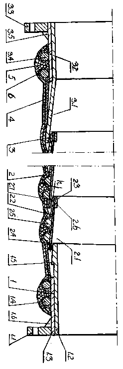 A kind of production method of full armor mud discharge pipe