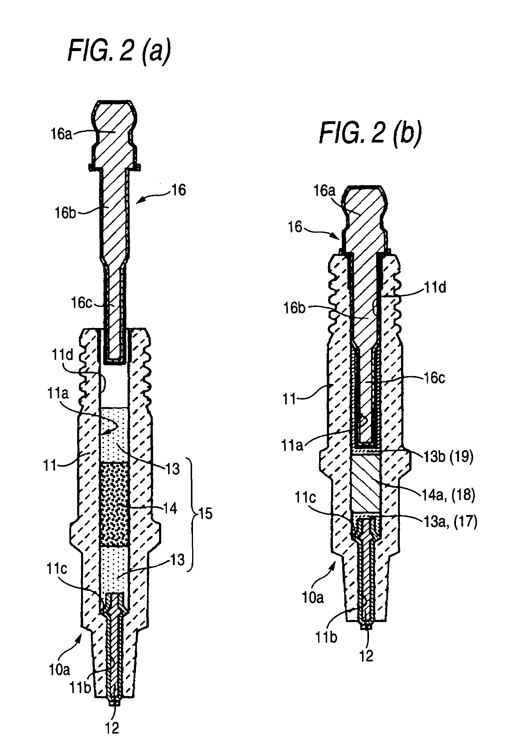 Spark plug with excellent impact resistance conductive seal, and method for producing the same