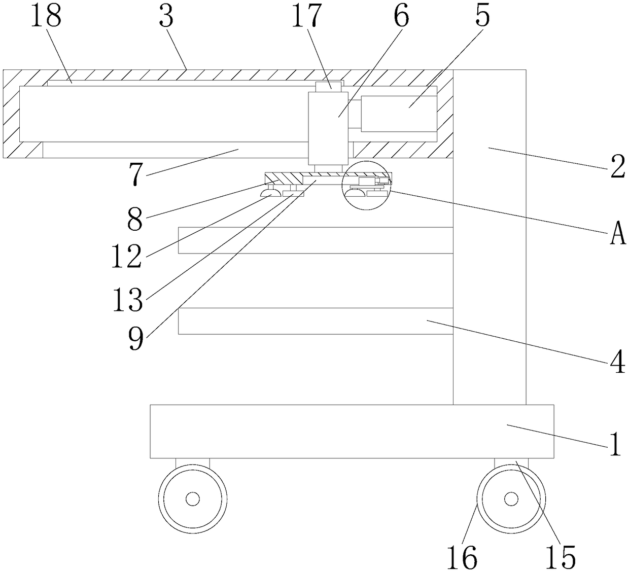 Intelligent manufacturing device based on industrial robot