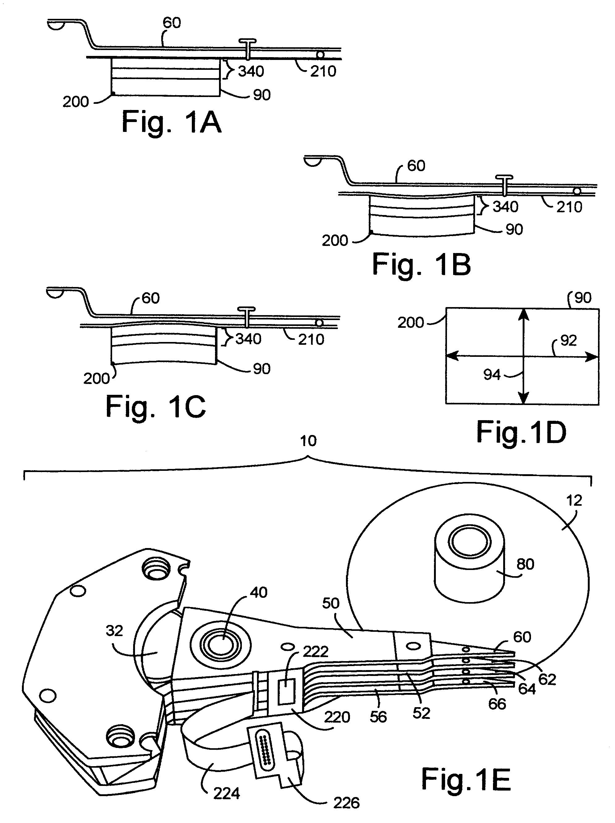 Head gimbal assemblies for very low flying height heads with optional micro-actuators in a hard disk drive