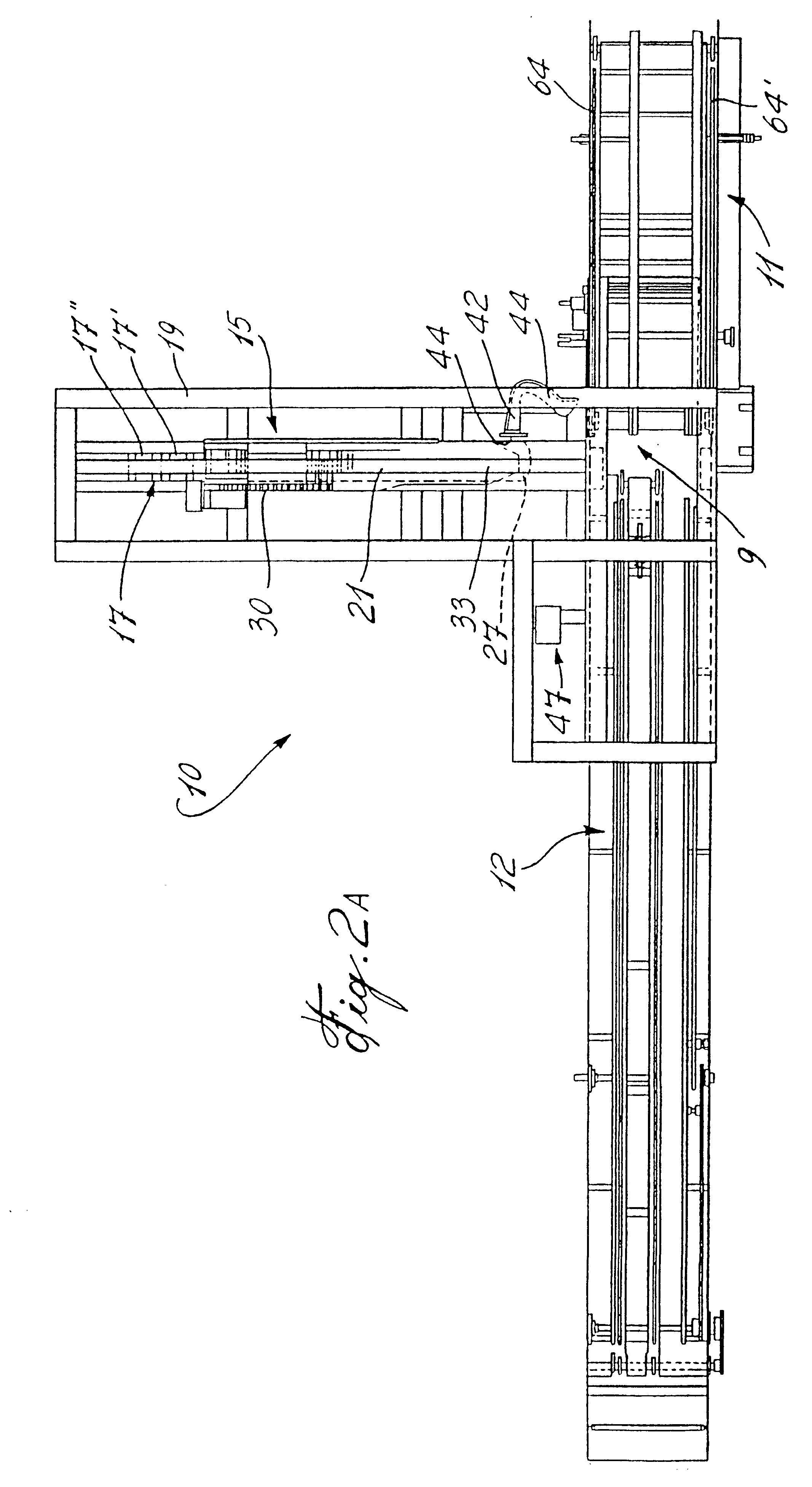 High speed linear bagging machine and method of operation