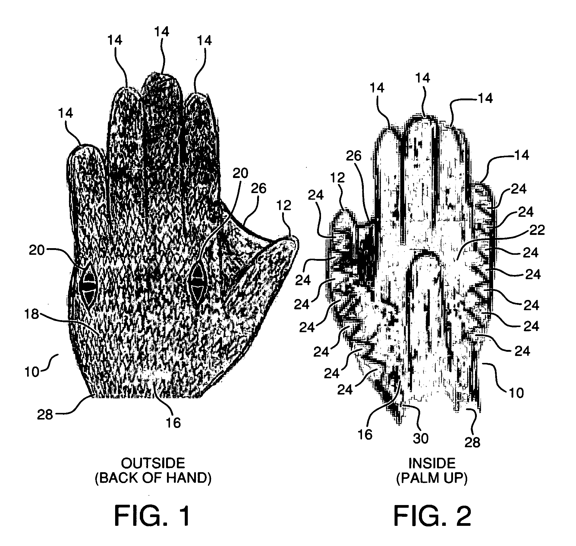 Training mitten and glove and methods therefor