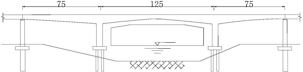 Method for separating bridge deflection temperature effect from long-term deflection