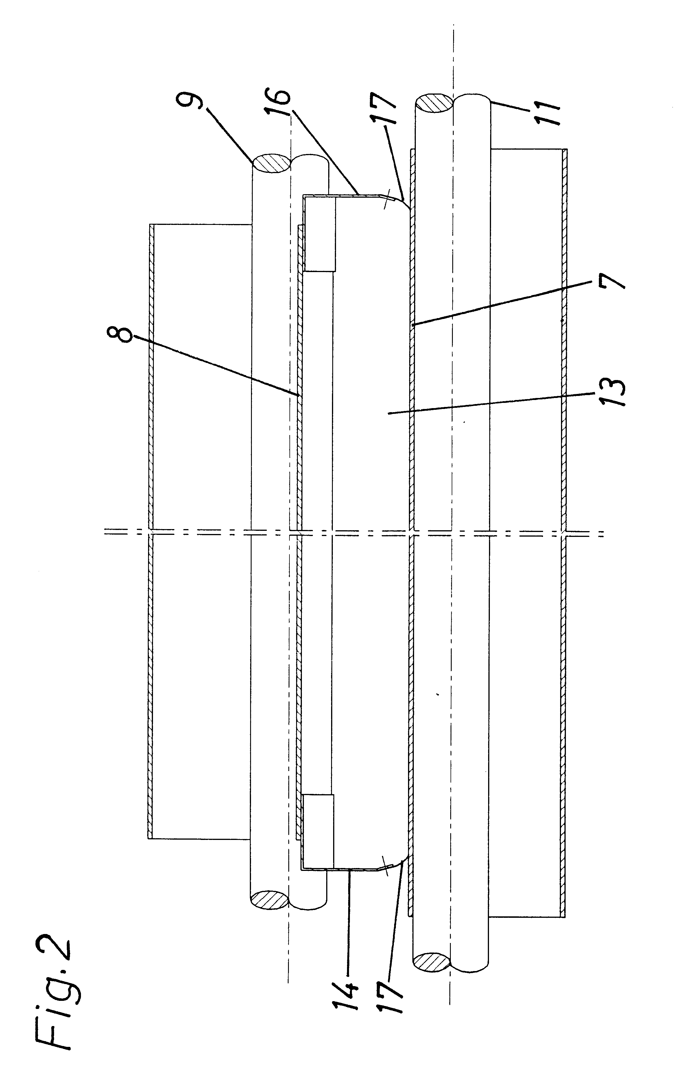 Apparatus for converting a continuously supplied material flow into a single layer