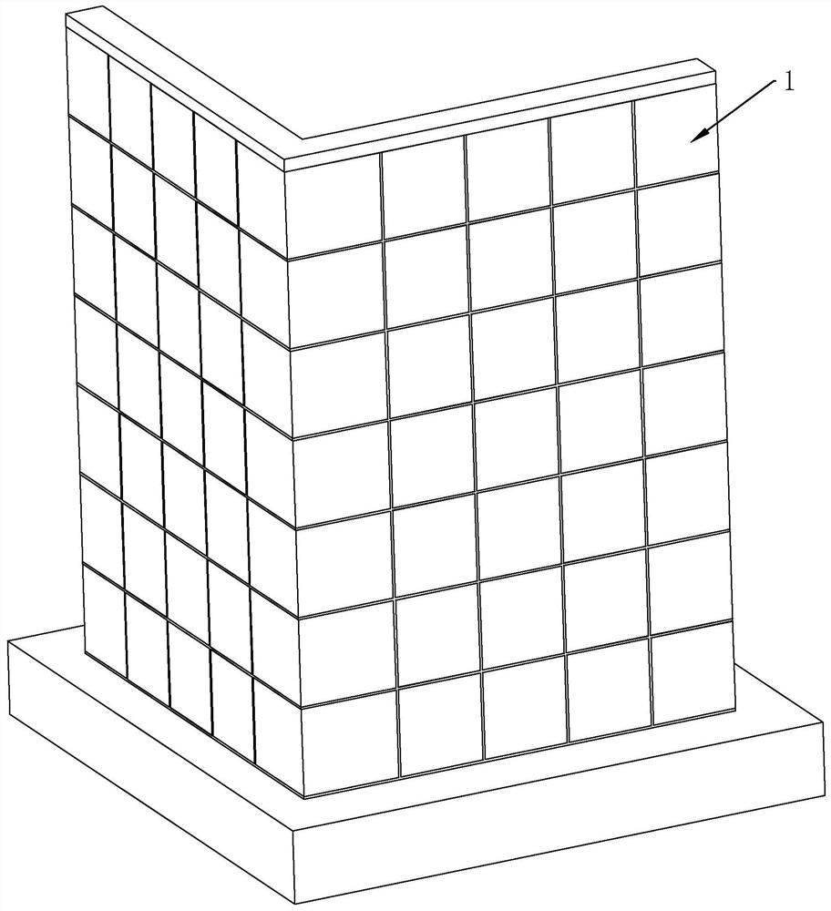 Construction method for external wall insulation and decoration integrated plate