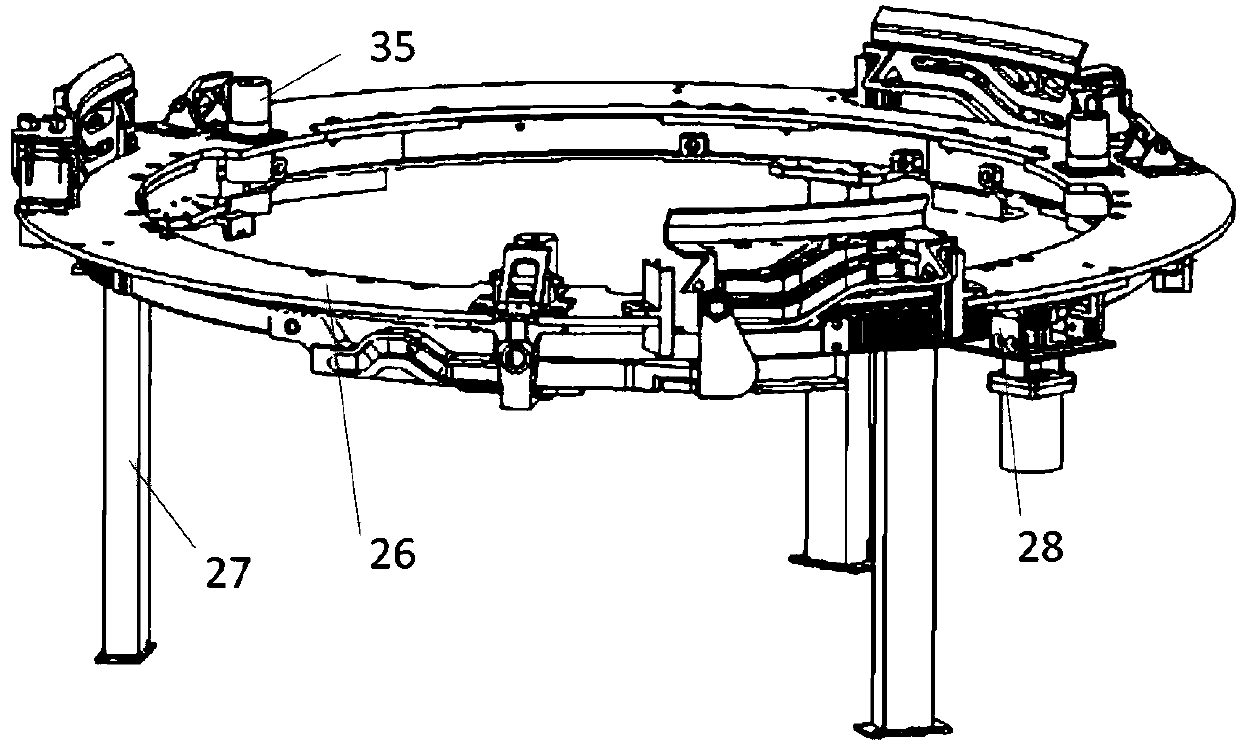 A satellite docking and locking automatic control method and system