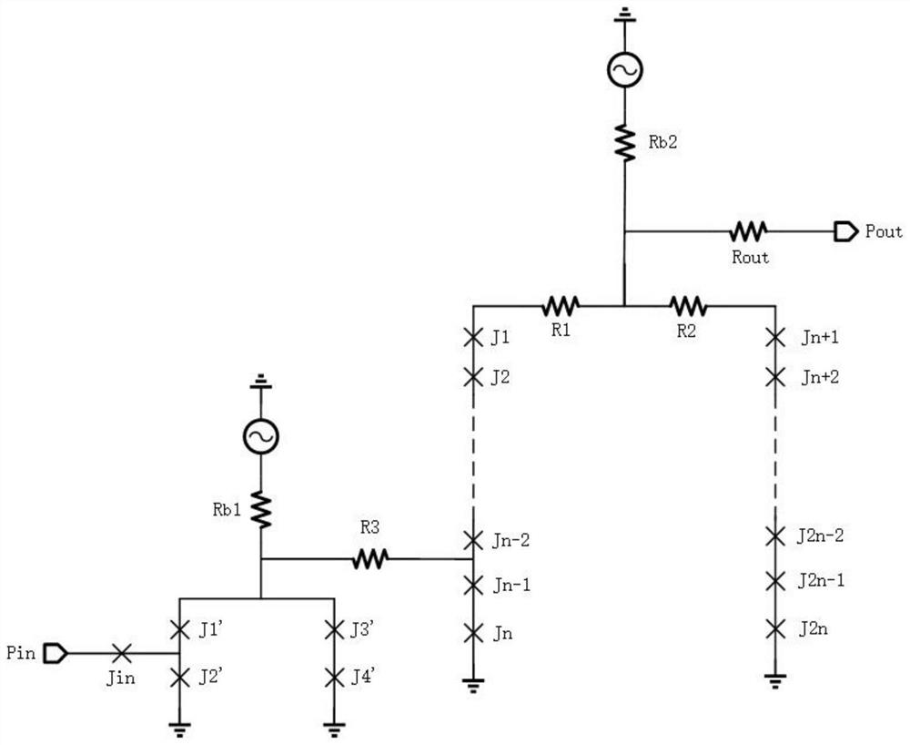 Superconducting interface circuit