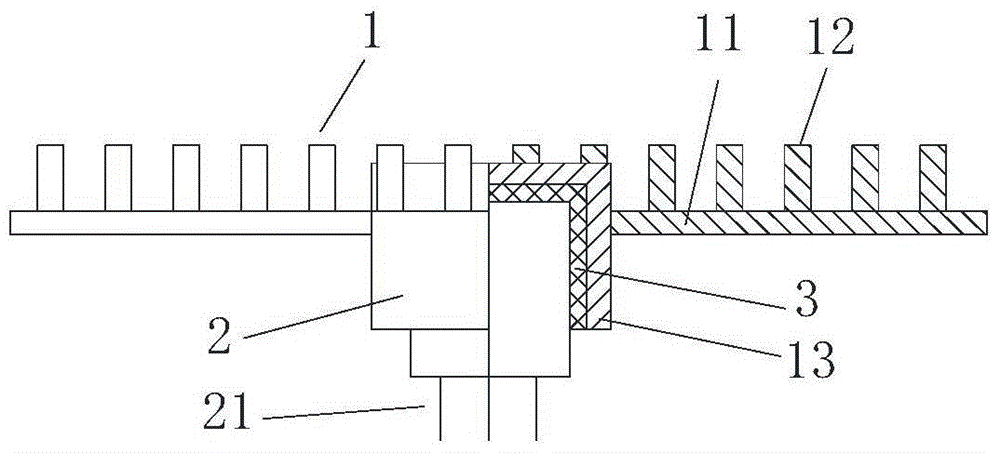 A temperature controller capable of suppressing detection temperature fluctuation