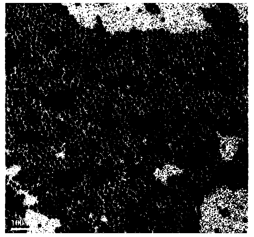 Nanometer material of mesoporous silica coated trimanganese tetroxide for modifying CuS nano particles, as well as preparation method and application thereof