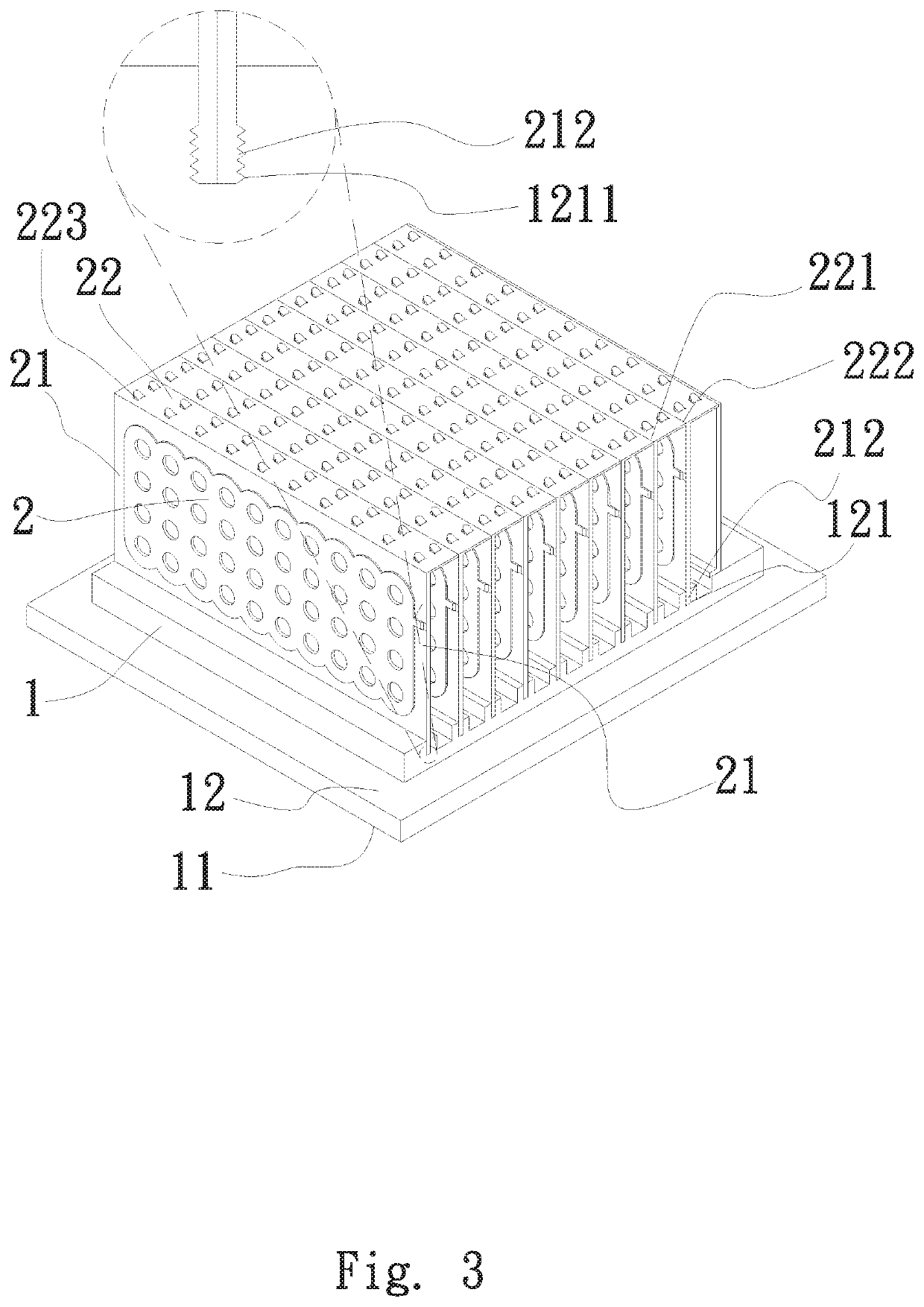 Heat dissipation unit connection structure