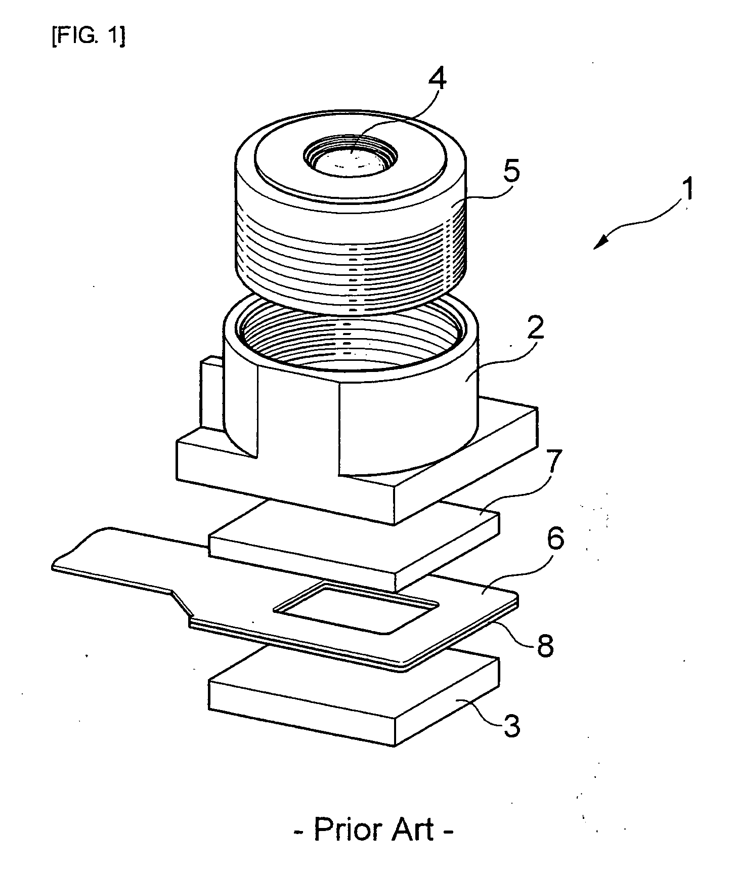 Camera module package and method of manufacturing the same
