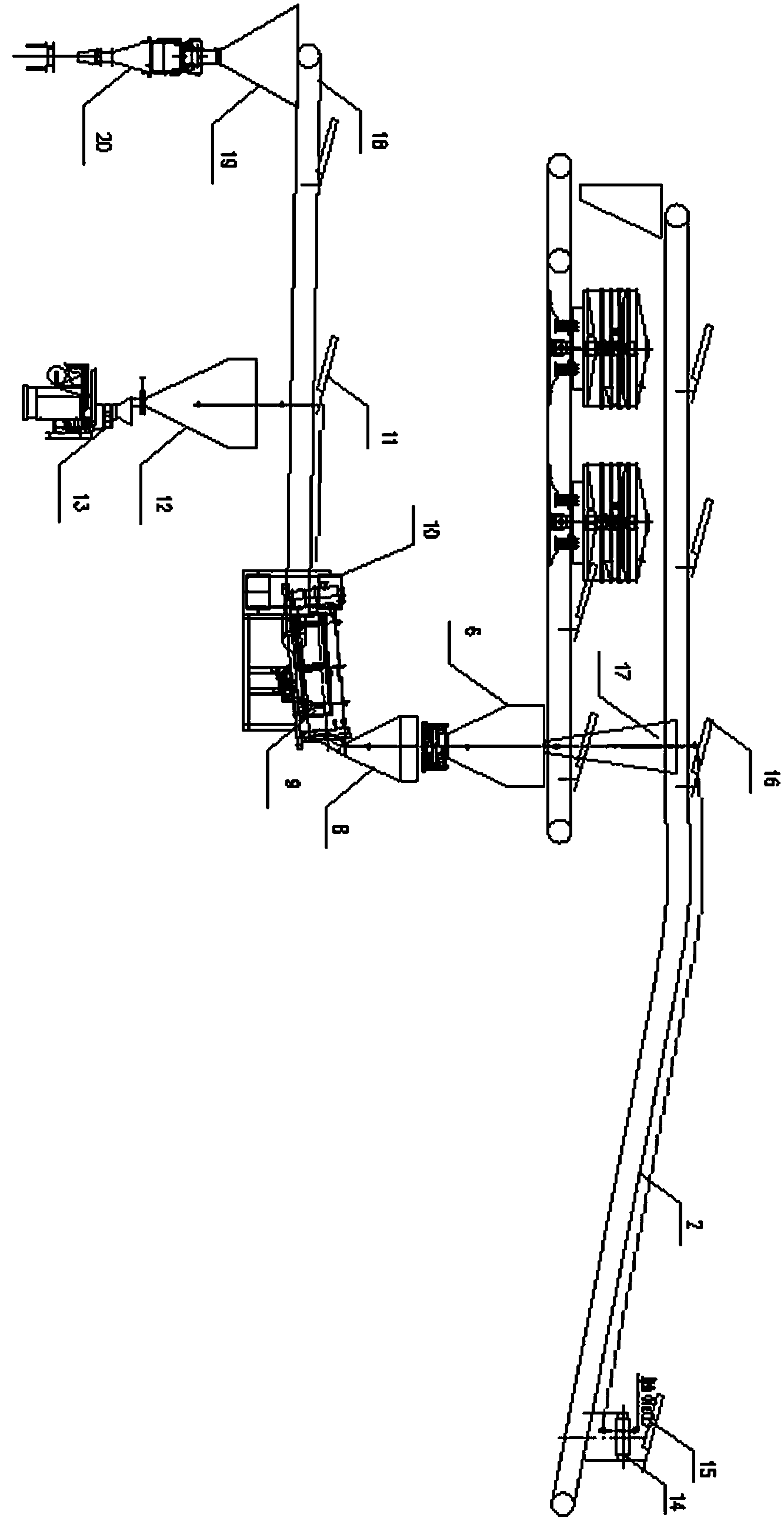 Full-automatic continuous low sodium salt production method