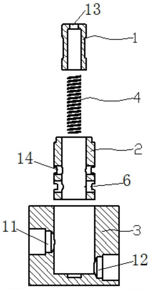 Two-position three-way valve and vibration isolation system with the two-position three-way valve