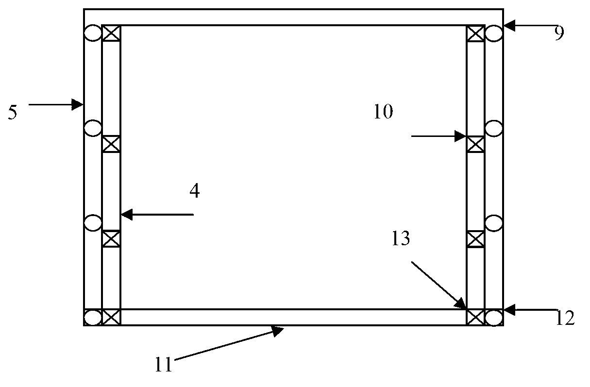 End element for rain shelter device