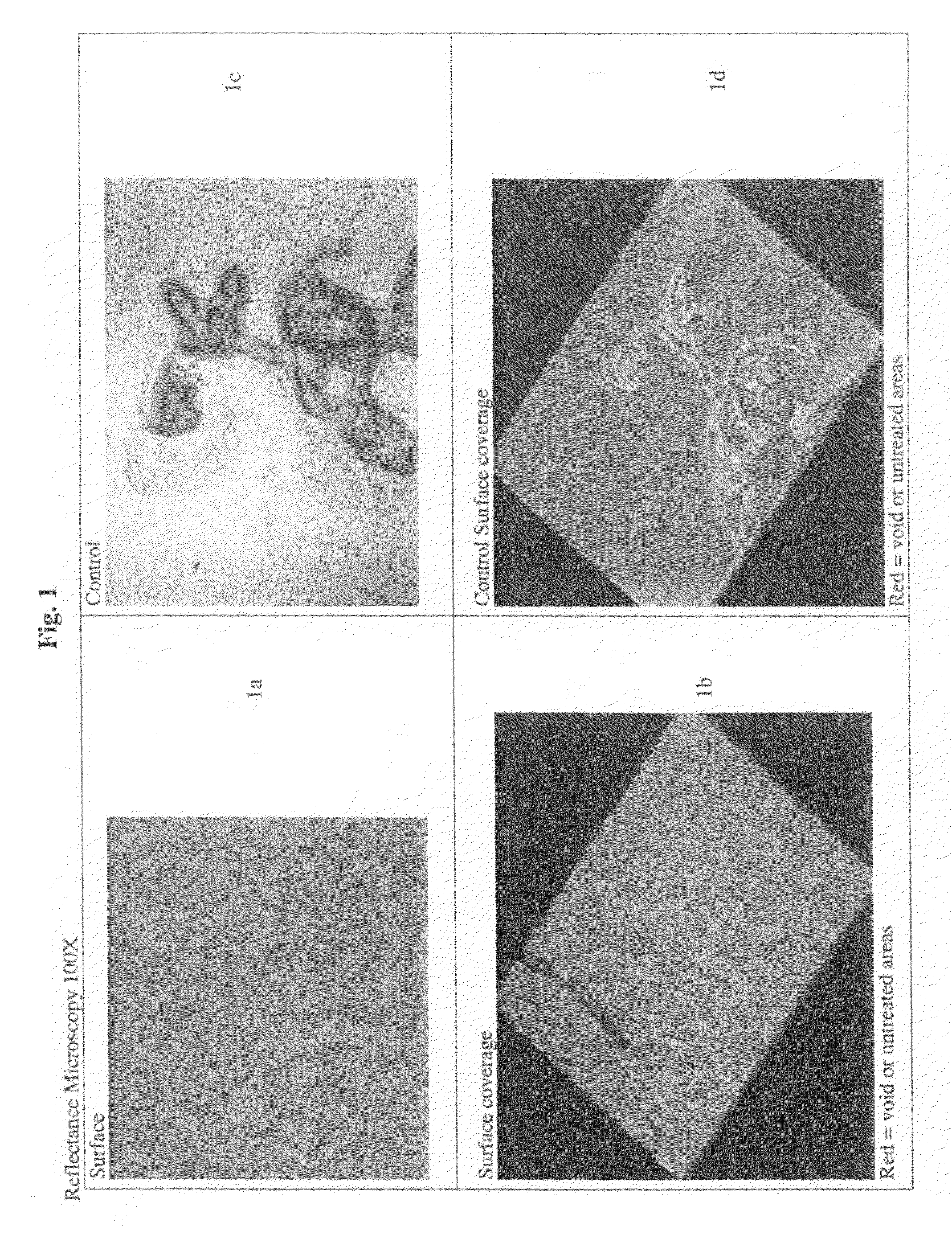 Methods and articles having a high antiviral and antibacterial efficacy