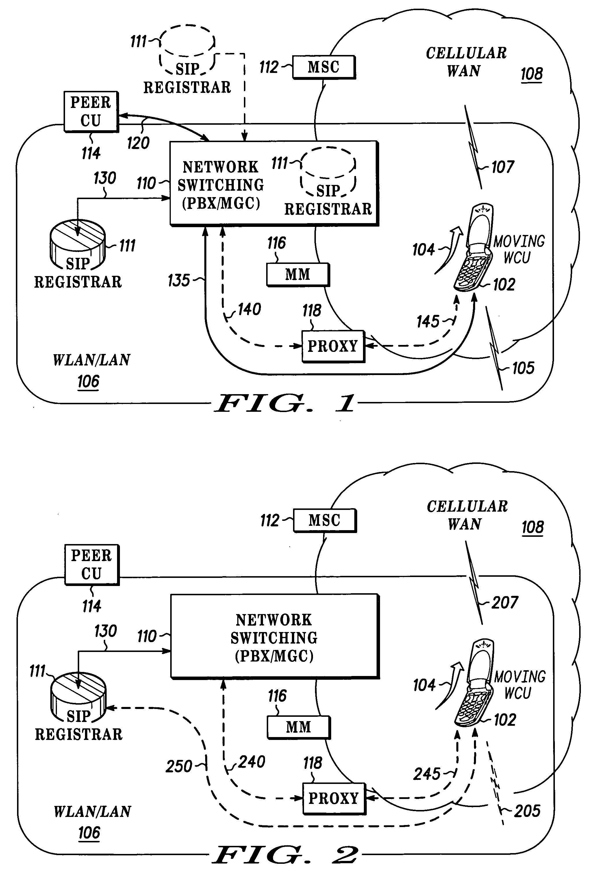 Fast call set-up for multi-mode communication