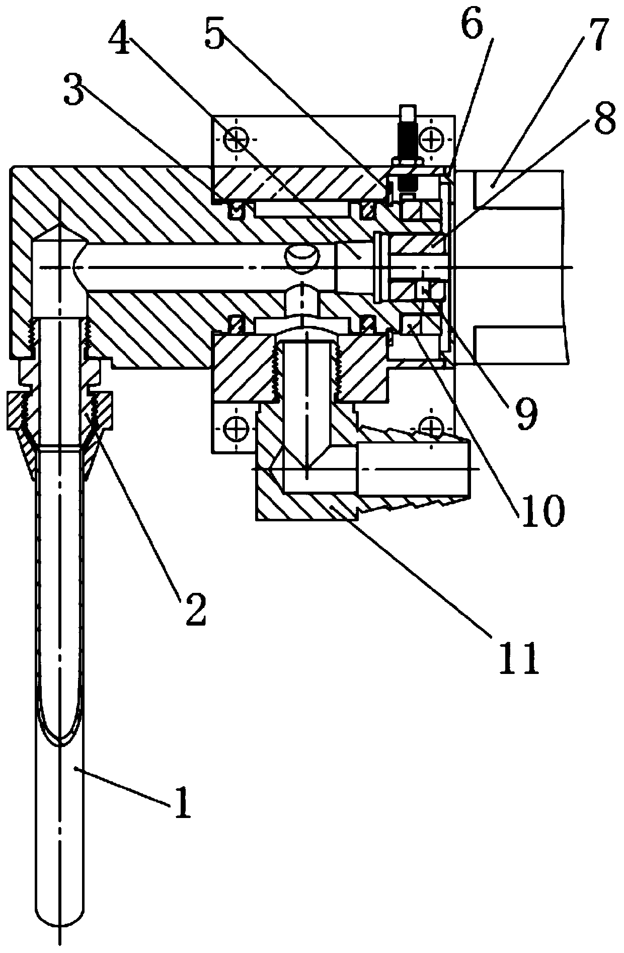 Cooling liquid control device