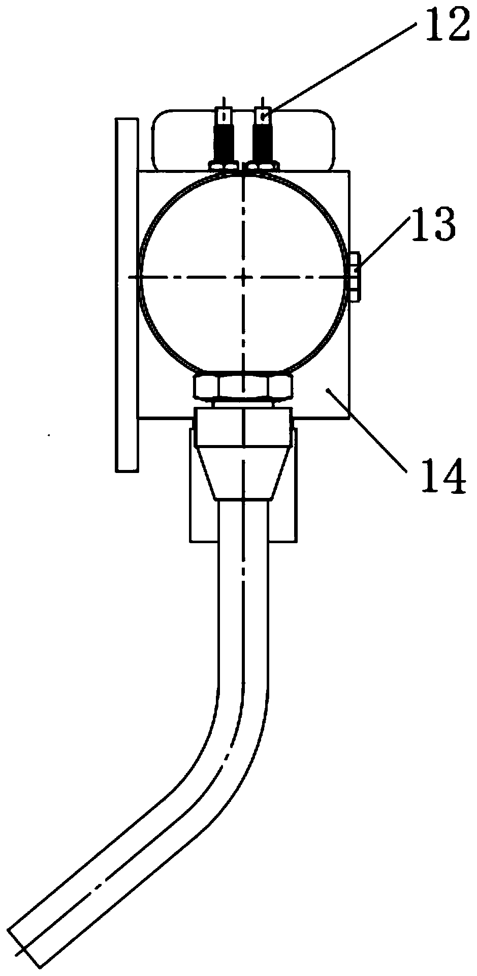 Cooling liquid control device