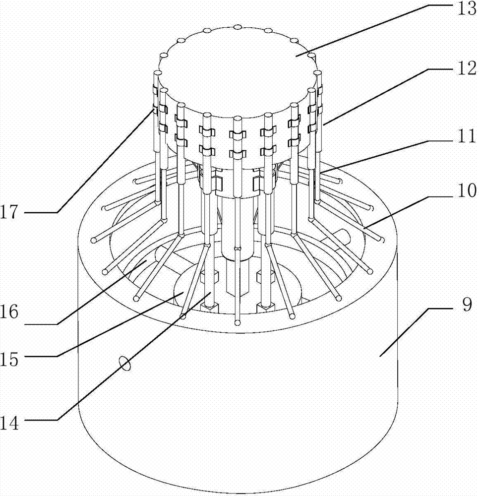Y-shaped wave energy absorbing and converting device