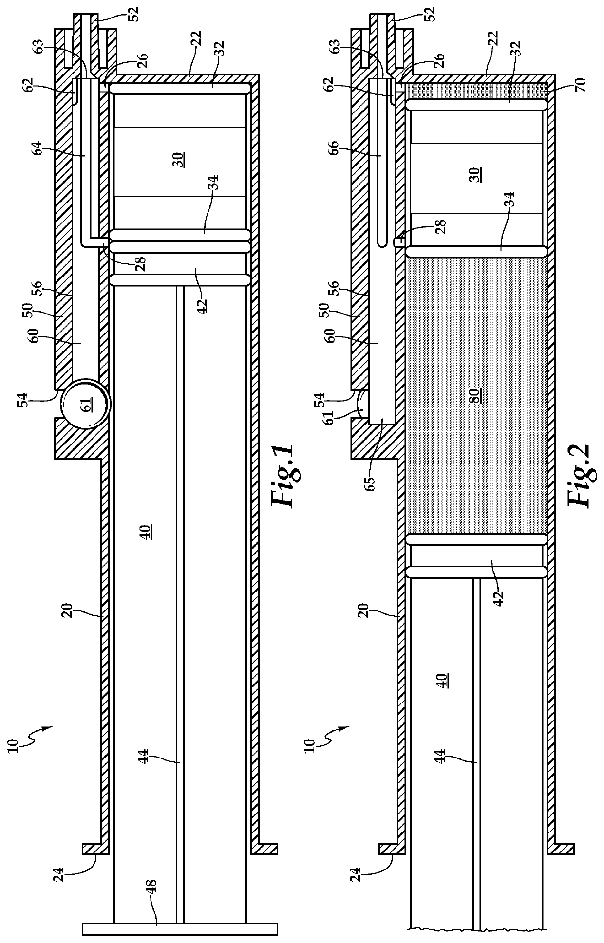 Syringe with multi-stage filling and dispensing