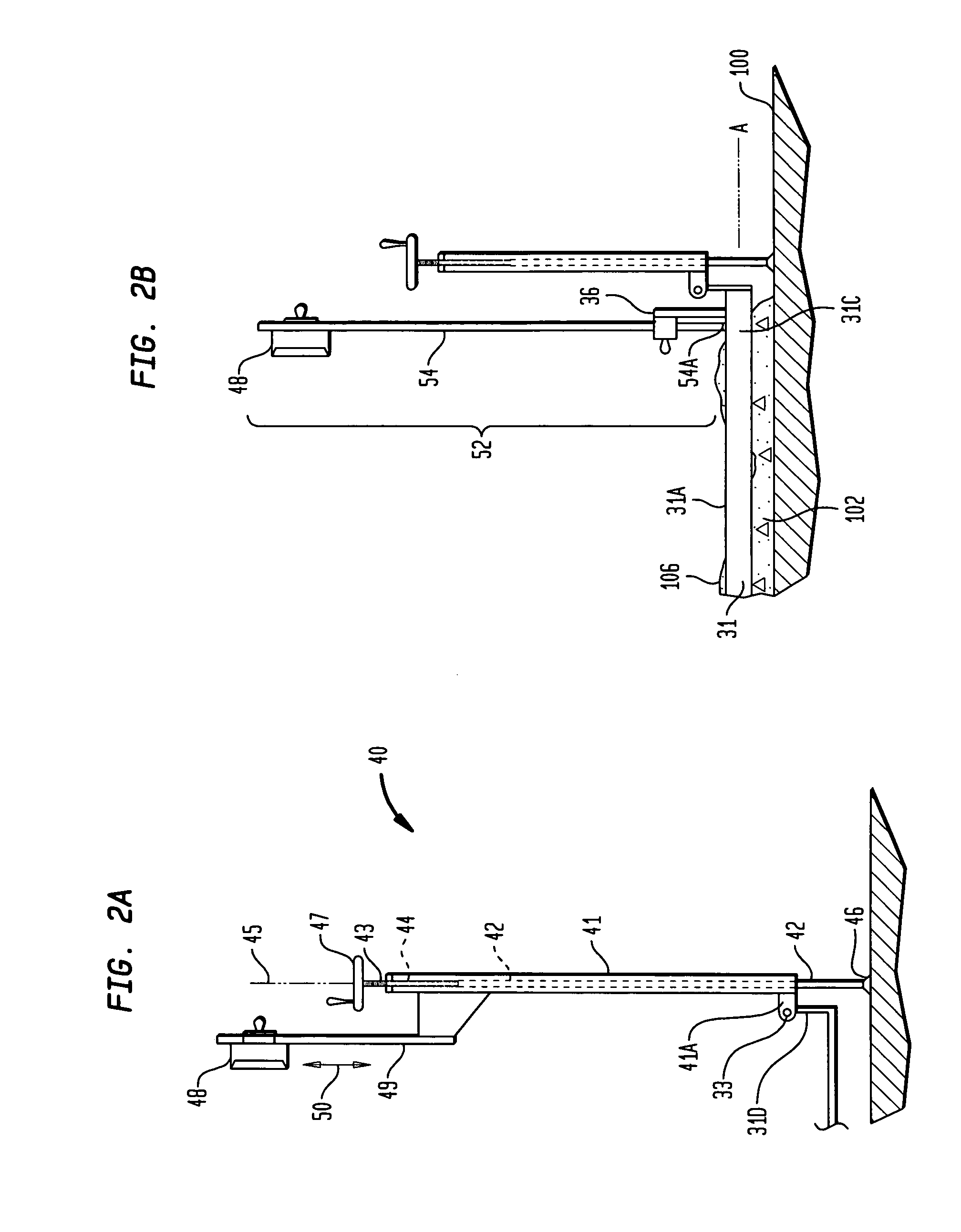 Portable form and method for using same for concrete strike-off