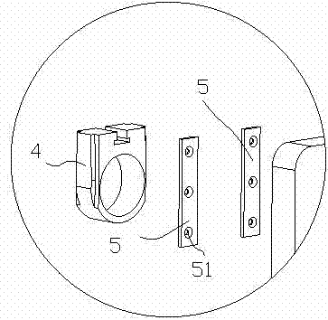 Pivot fixing device of winch