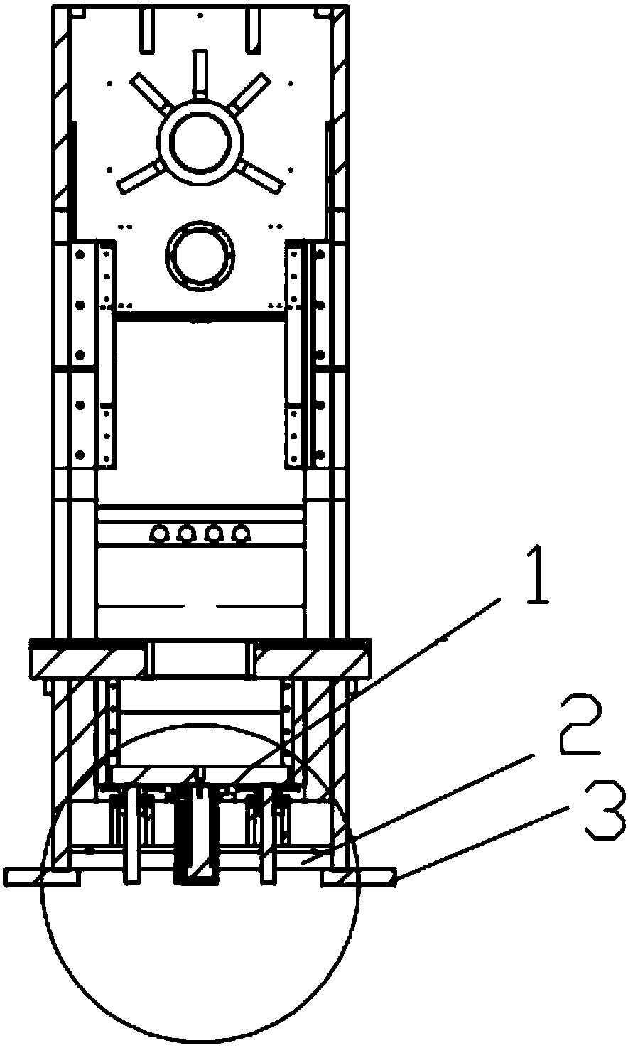 Position adjusting mechanism of punch press ejector plate
