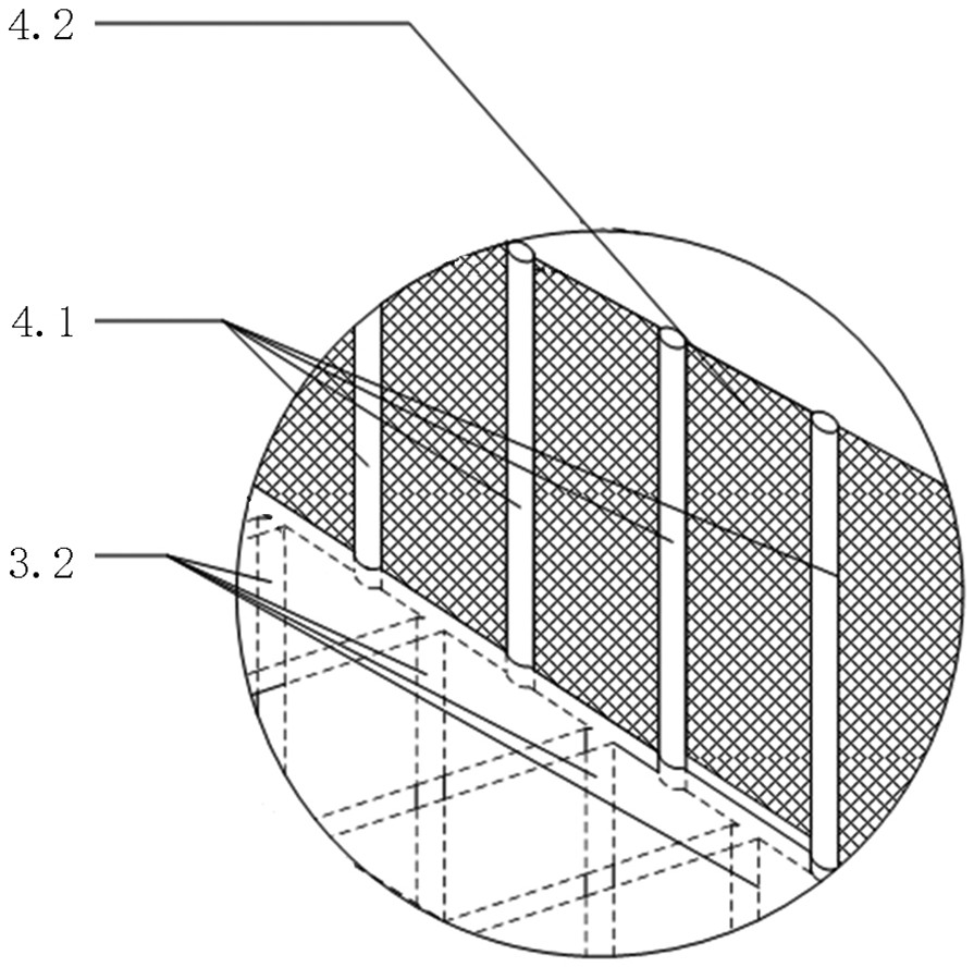 Mining method tunnel portal slope construction platform structure and construction method thereof