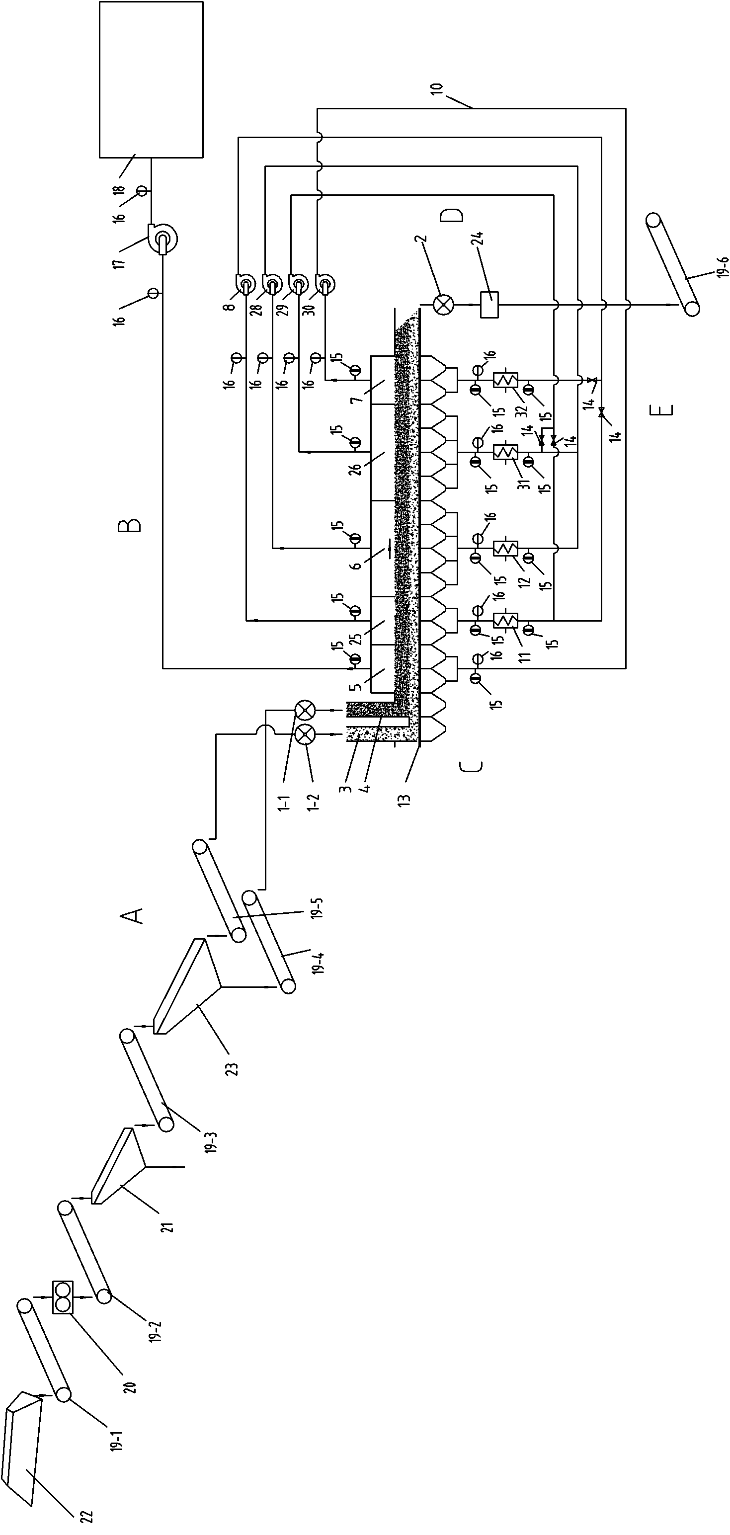 Oil shale dry distillation system