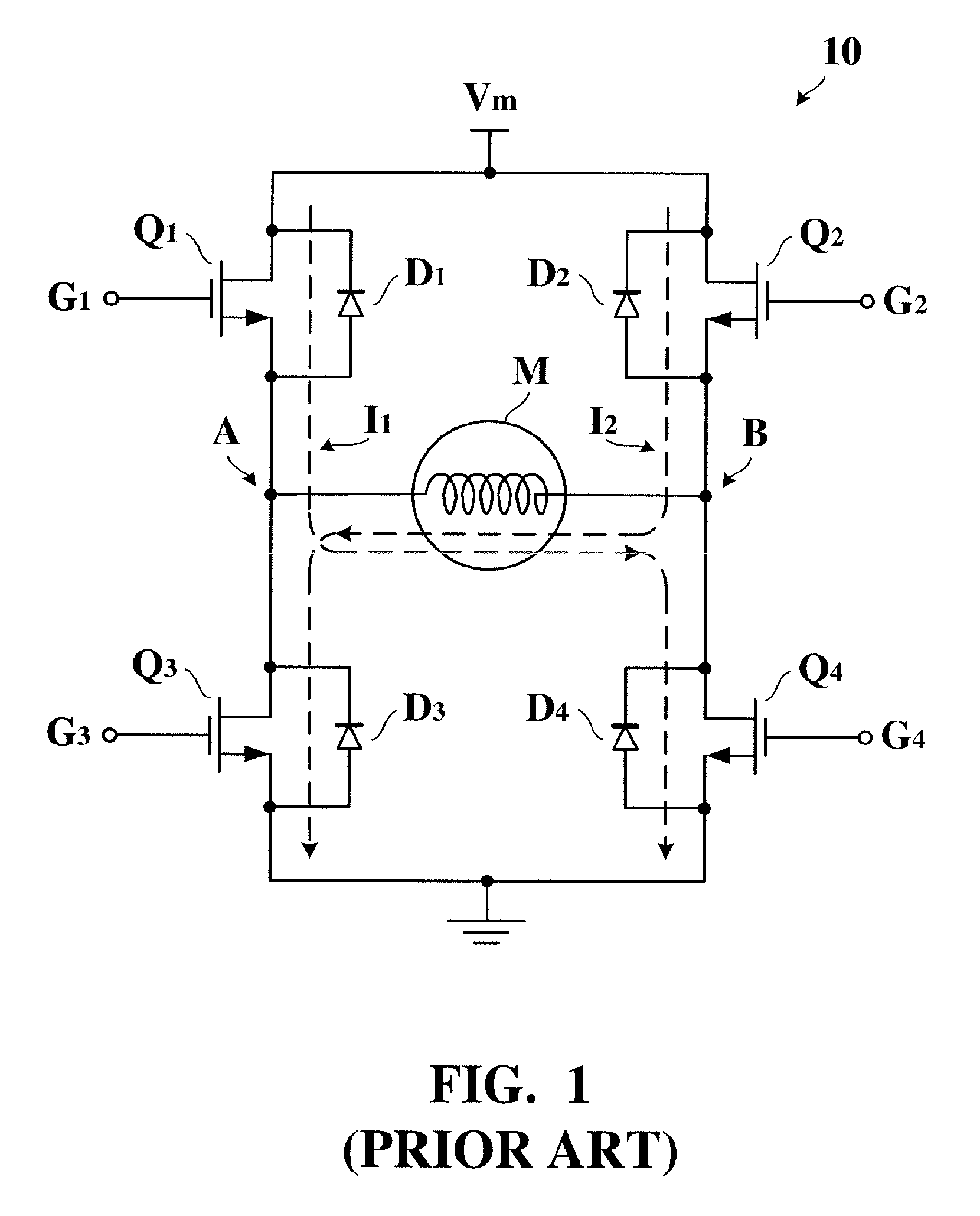 Motor control circuit for supplying a controllable driving voltage