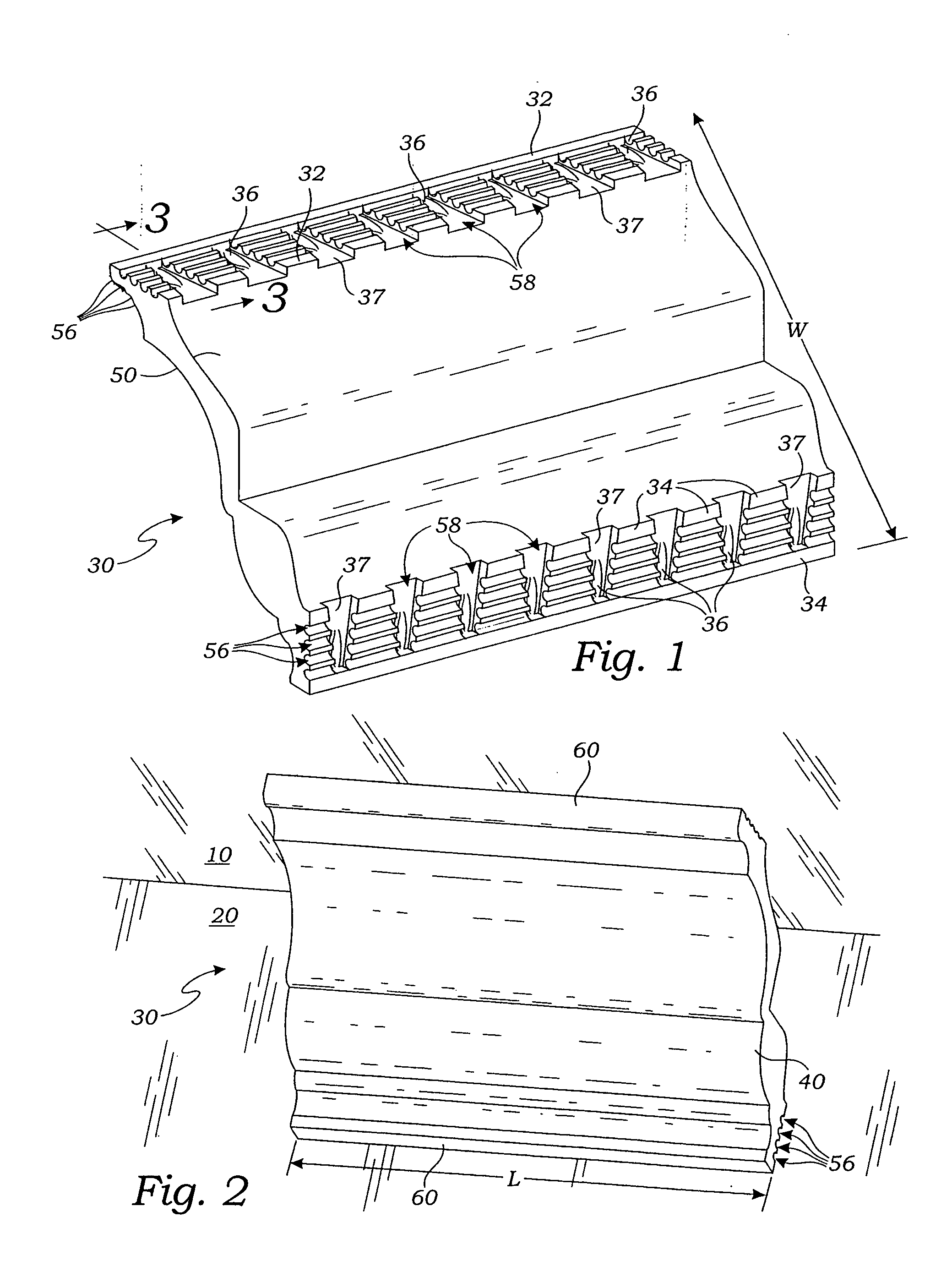 Crown molding with improved mounting surfaces