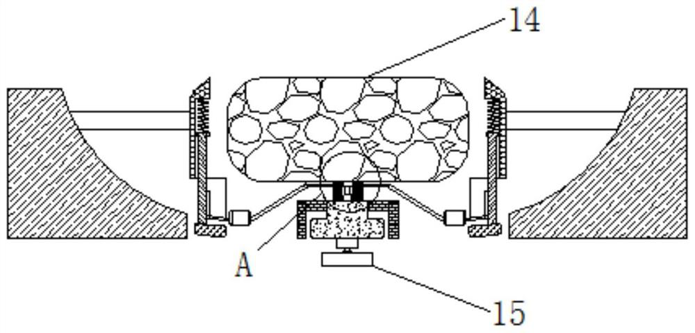 Garment production cutting device adopting capture structure to realize cutting