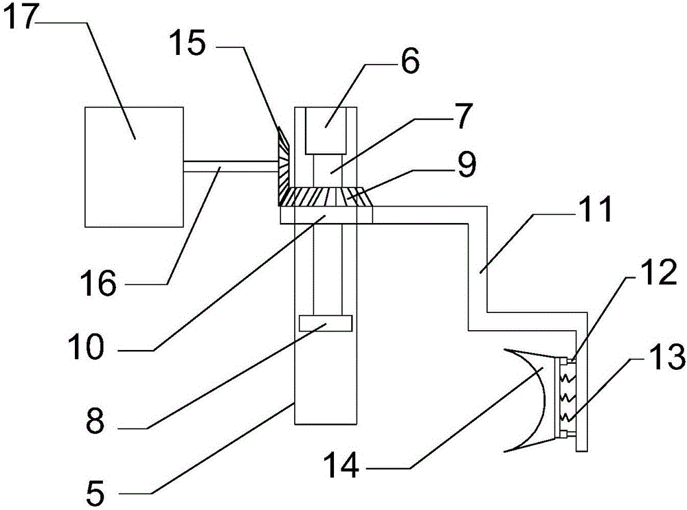 Rotary type fruit peel and pit removing device