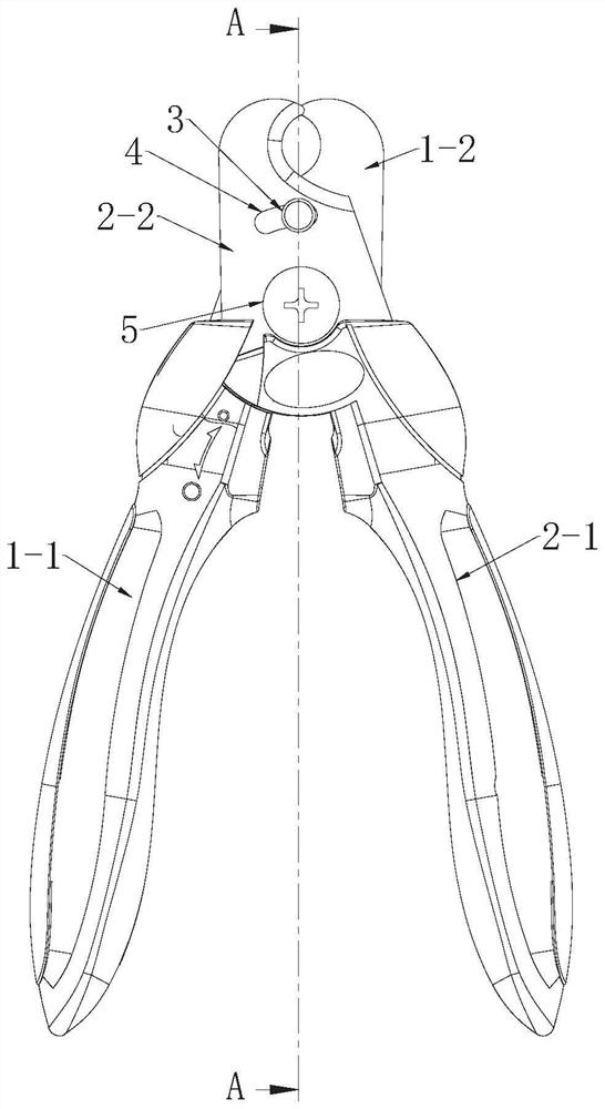 Reinforced pet nail scissors