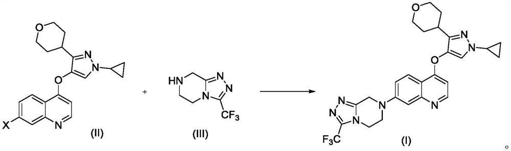 Preparation method of quinoline TGF-beta1 inhibitor