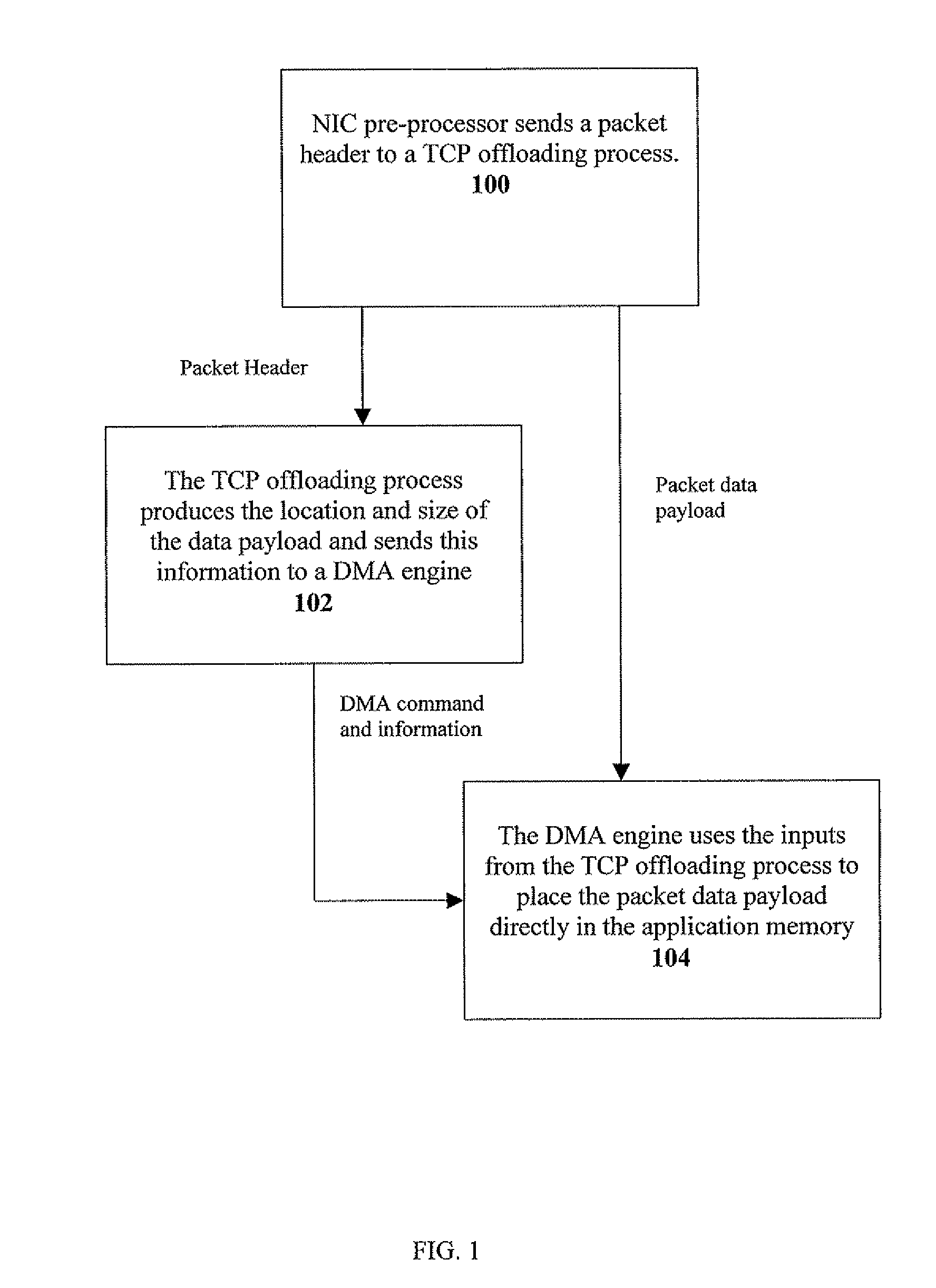 Direct Assembly Of A Data Payload In An Application Memory