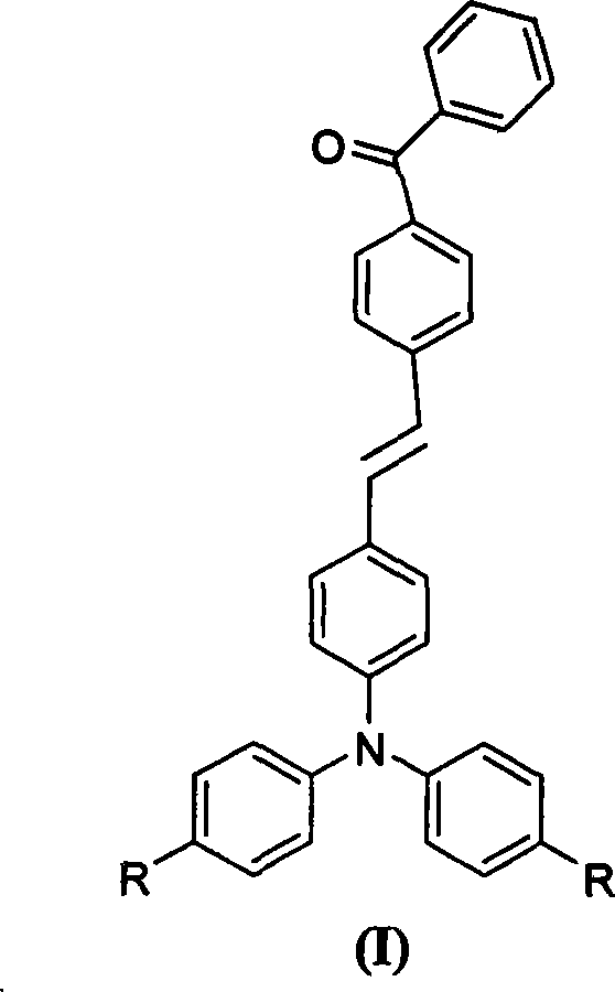 Conjugated benzophenone-containing triphenylamine dyes as well as synthesis and uses thereof