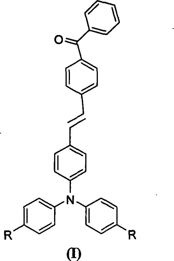 Conjugated benzophenone-containing triphenylamine dyes as well as synthesis and uses thereof