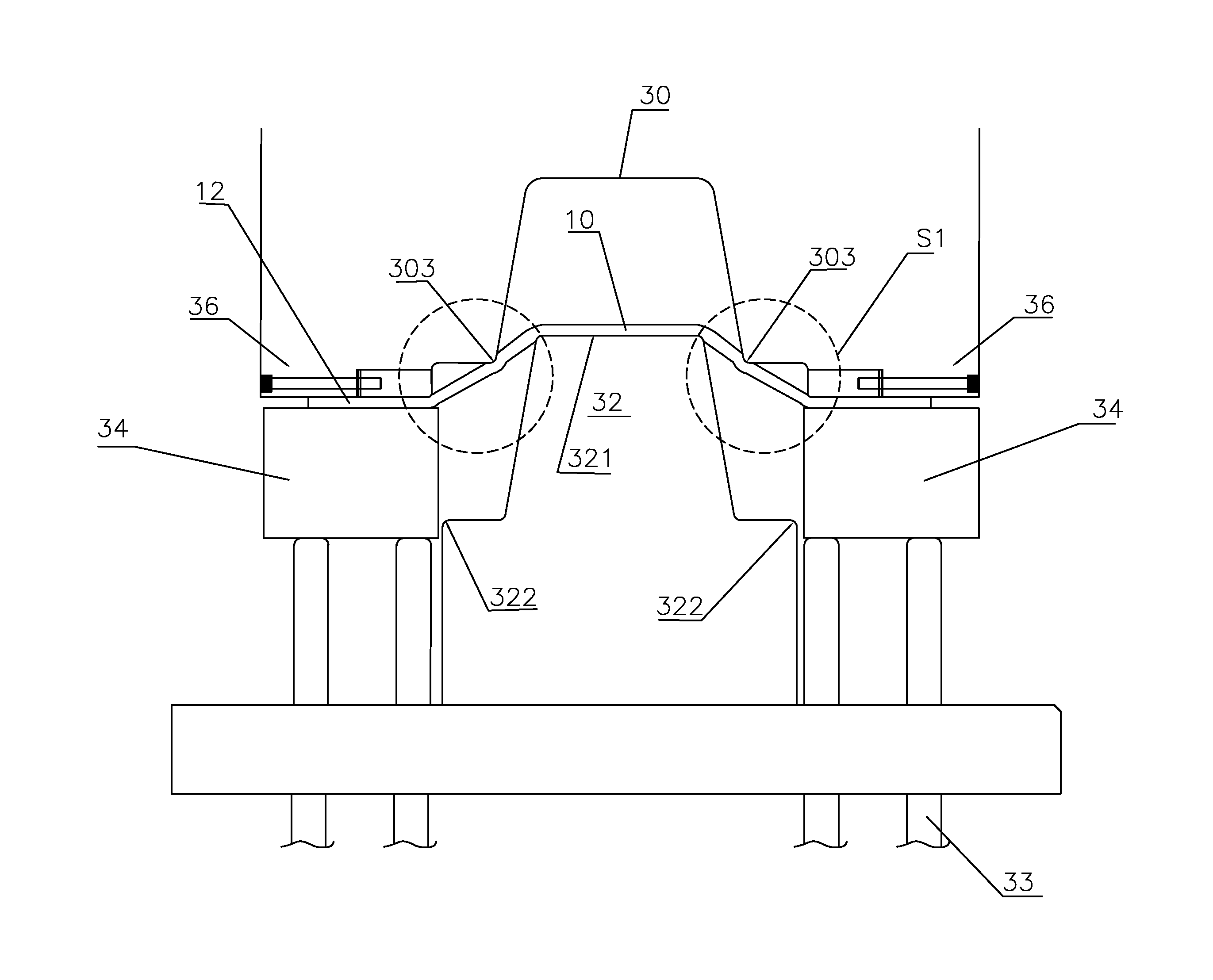 Method for forming high-strength steel into a C-shape