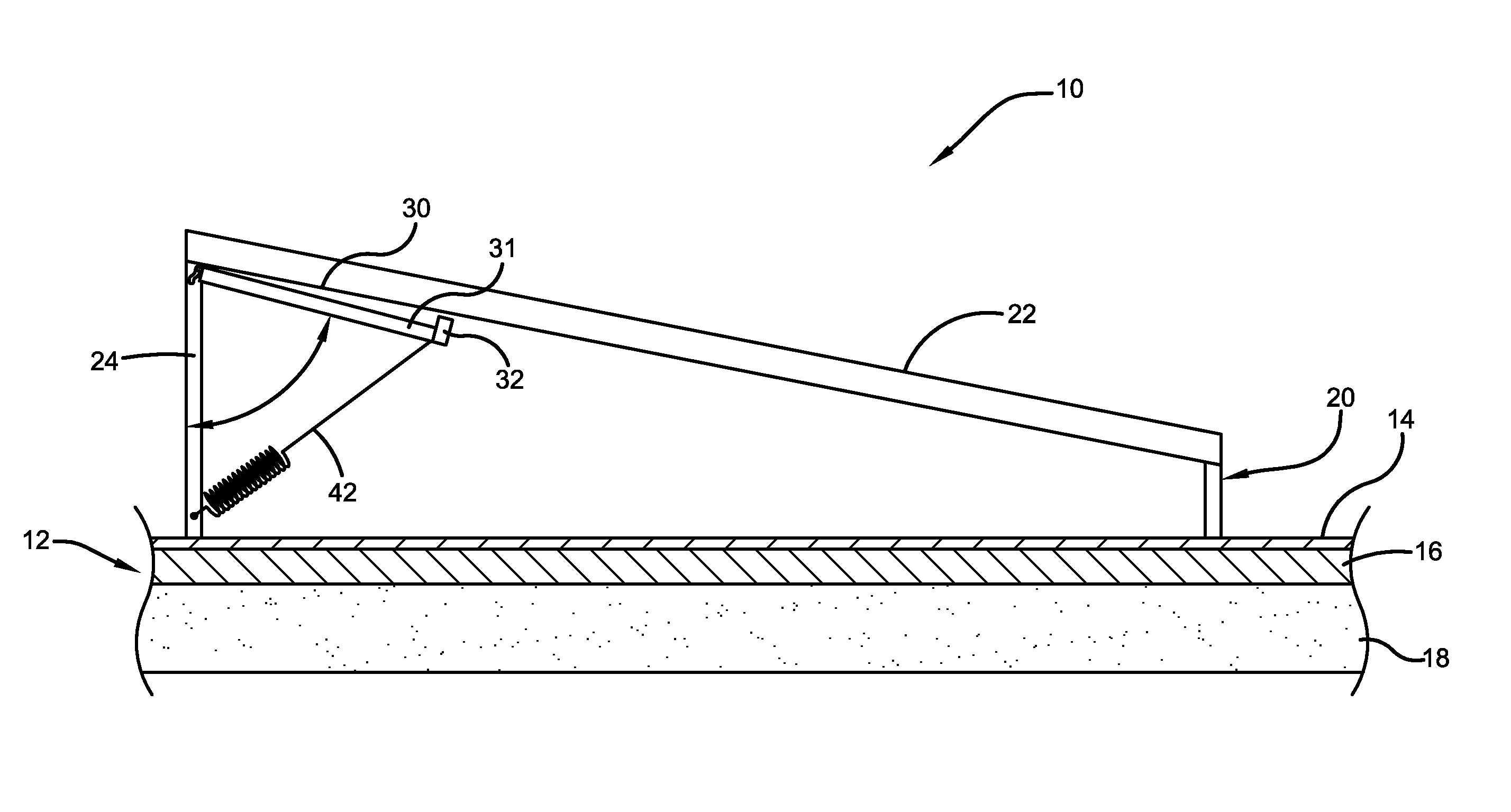 Solar panel assembly with movable barriers